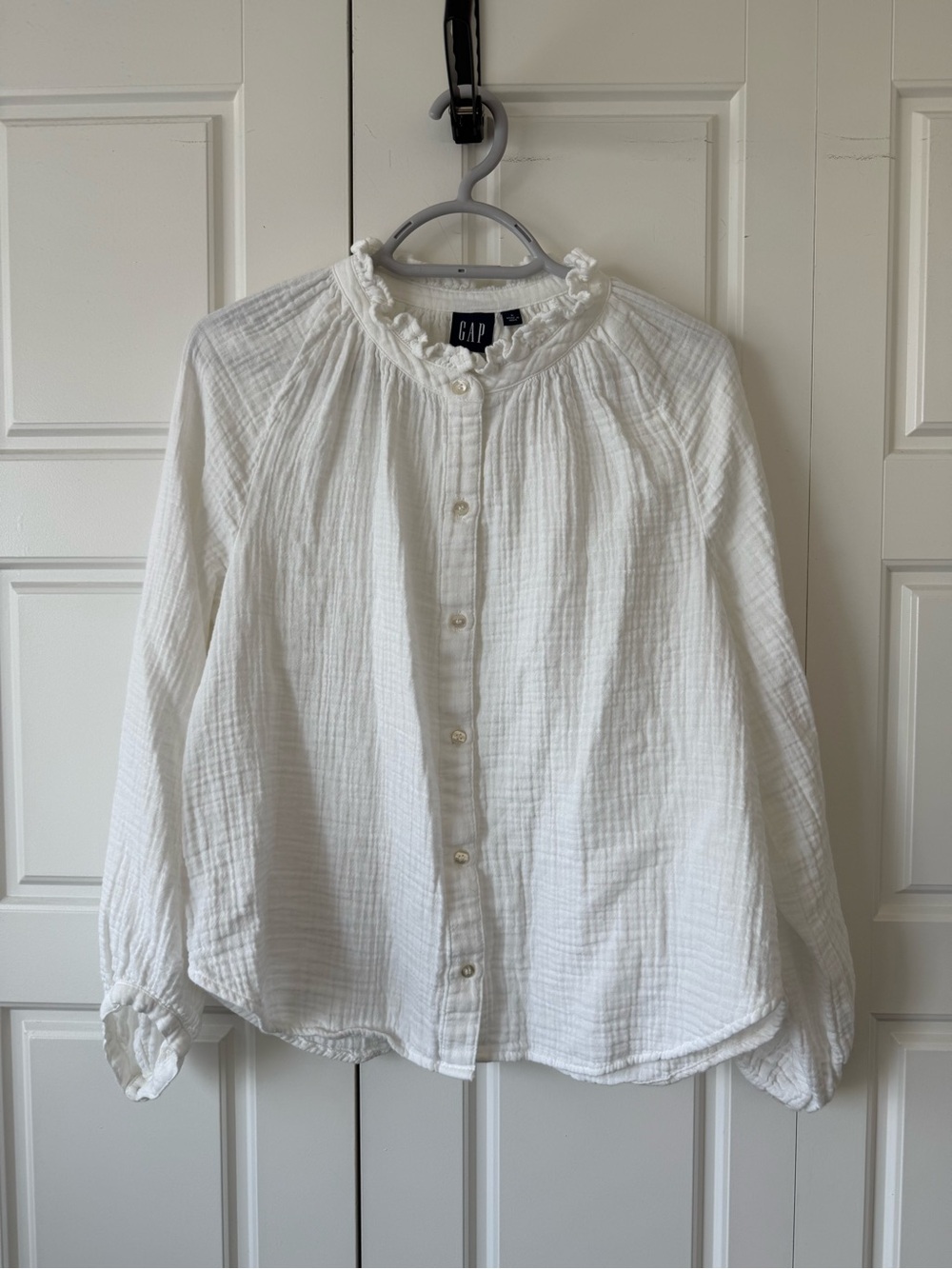 GAP 100% Cotton Button Down Blouse - Size M